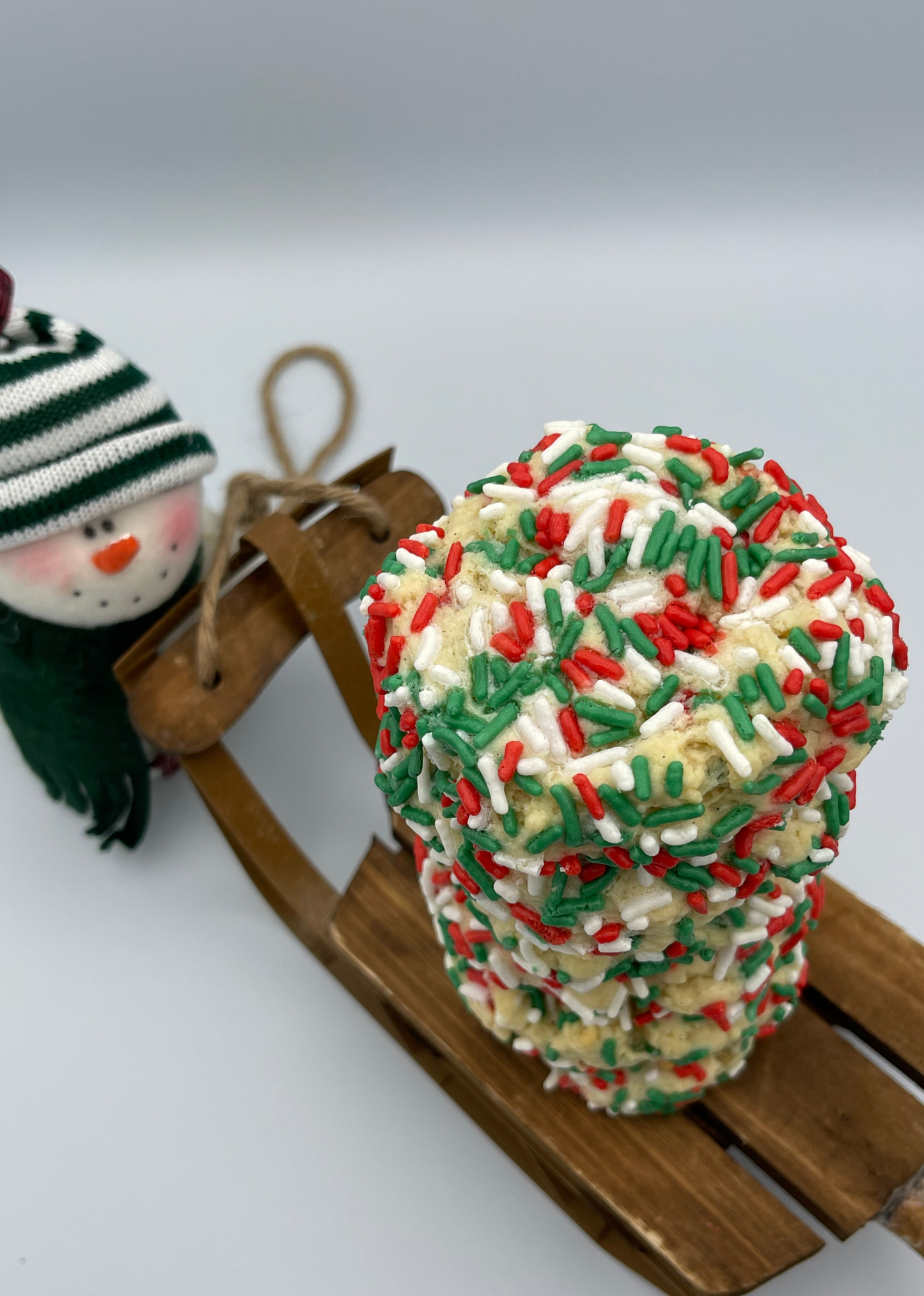 Christmas Confetti Sprinkle Cookie