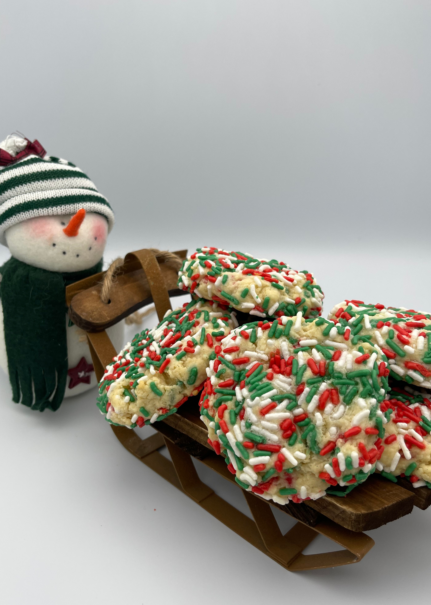 Christmas Confetti Sprinkle Cookie