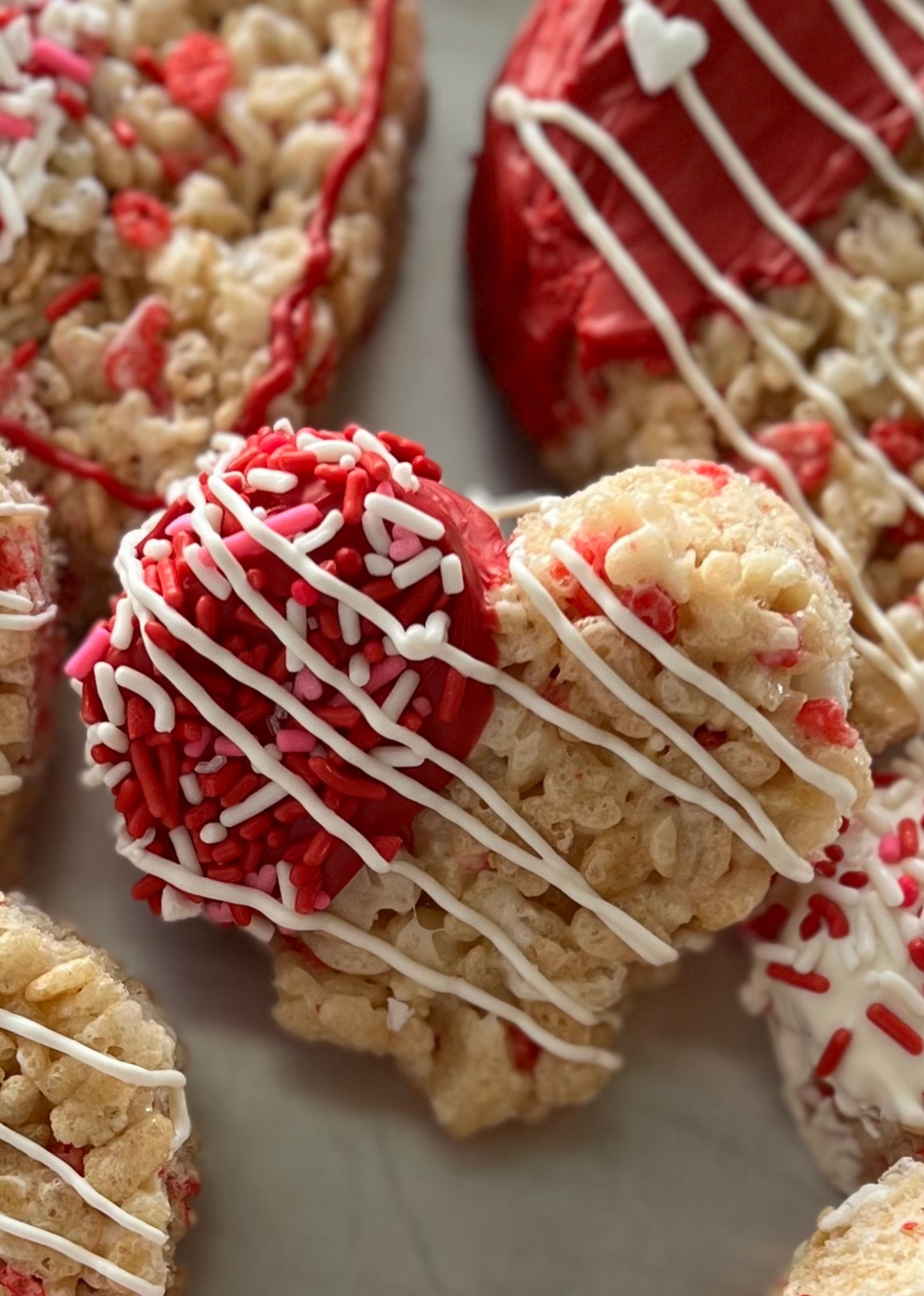Rice Krispy Hearts