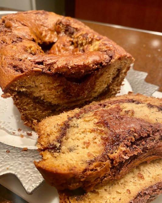 Nutella Banana Bread