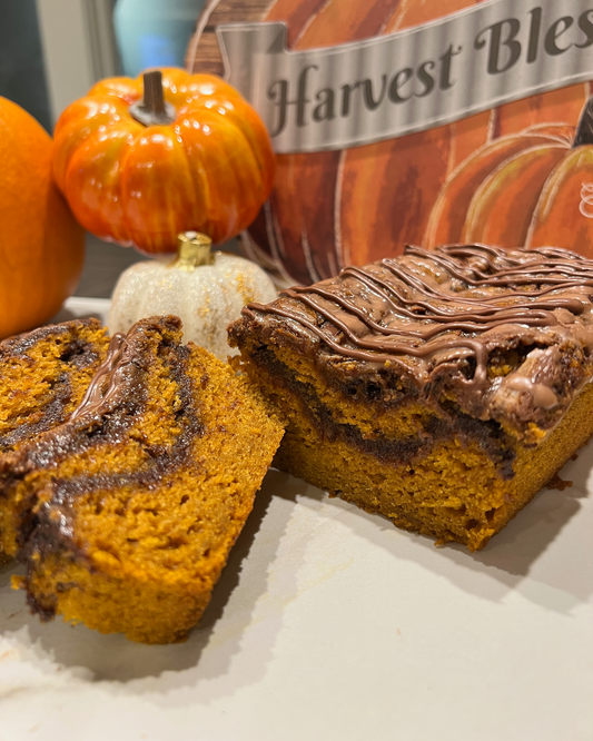 Nutella Swirl Pumpkin Bread